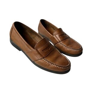 Sperry Men’s Classic 100% Leather Classic Tan Loafer Memory Foam Insole Size 9M
